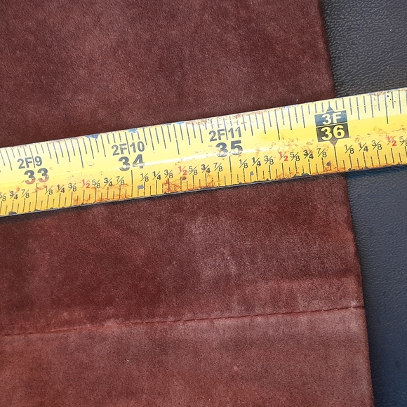 Wilsons Leather Brown Suede Maxi Skirt size 6 - Picture 8 of 8